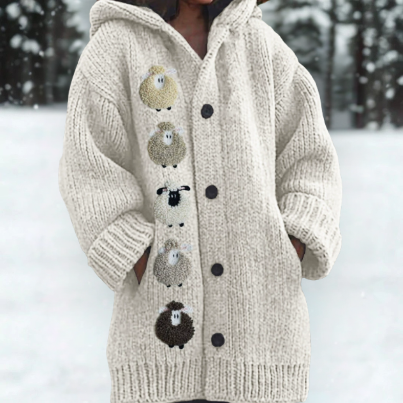 Bernice | Cozy Hooded Cardigan