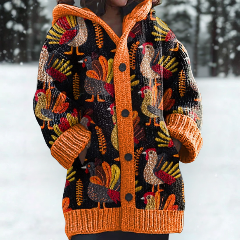 Clara | Cozy Hooded Cardigan