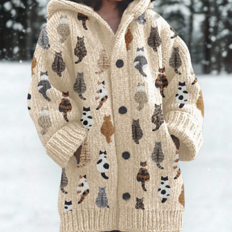 Hilda | Cozy Hooded Cardigan