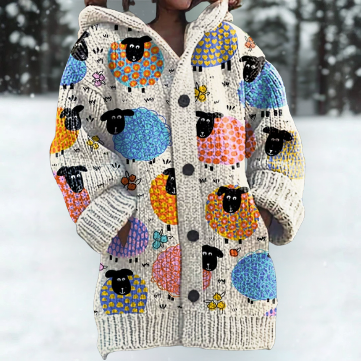 Lucinda | Cozy Hooded Cardigan