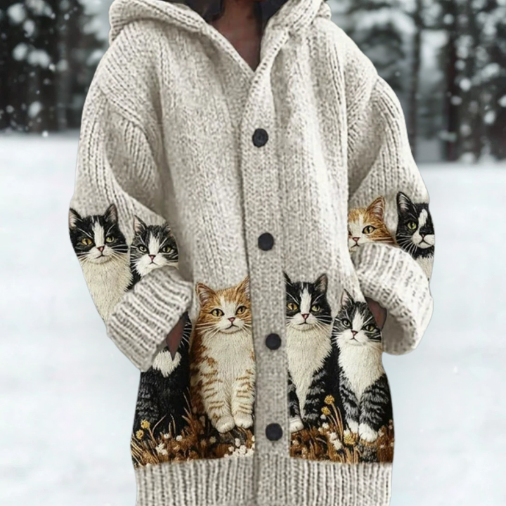 Lucinda | Cozy Hooded Cardigan