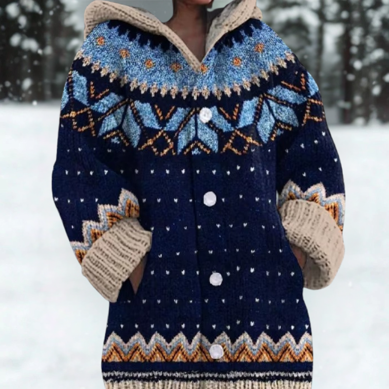 Rosalie | Cozy Hooded Cardigan