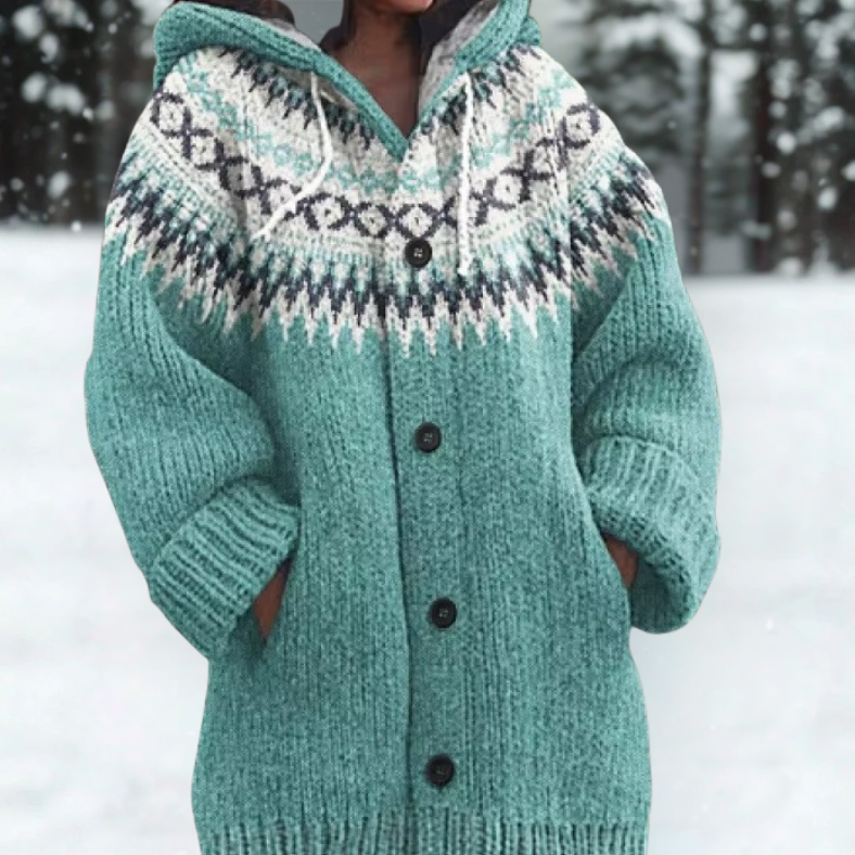 Wilma | Cozy Hooded Cardigan