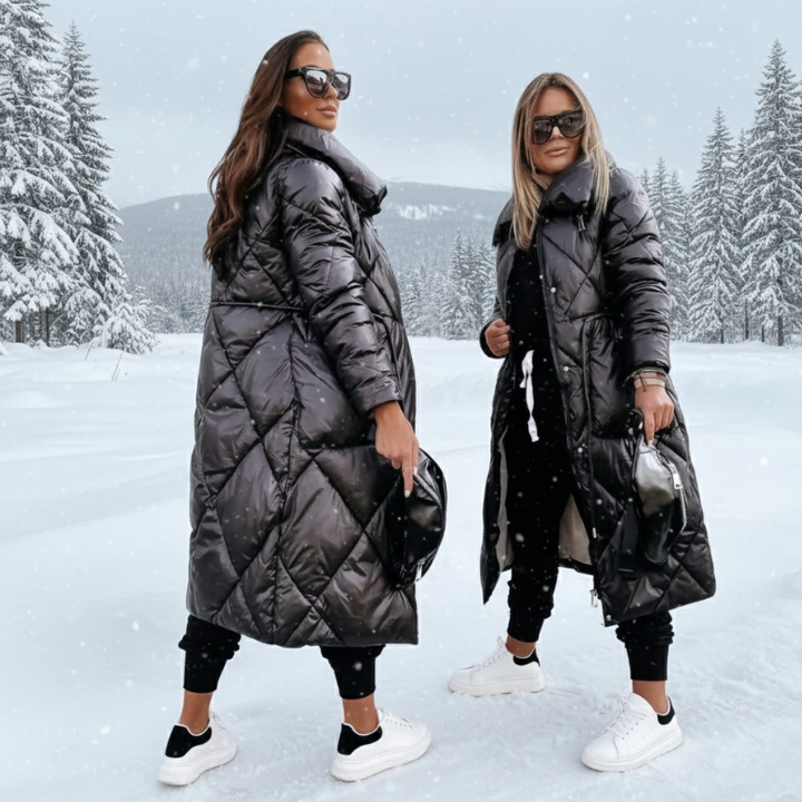 Rosalind | Long Quilted Winter Coat