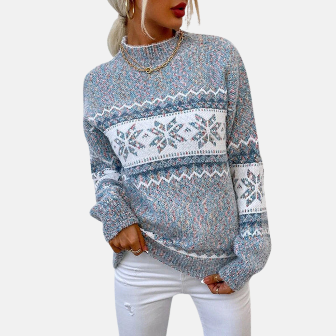 Isabelle | Cozy Patterned Pullover