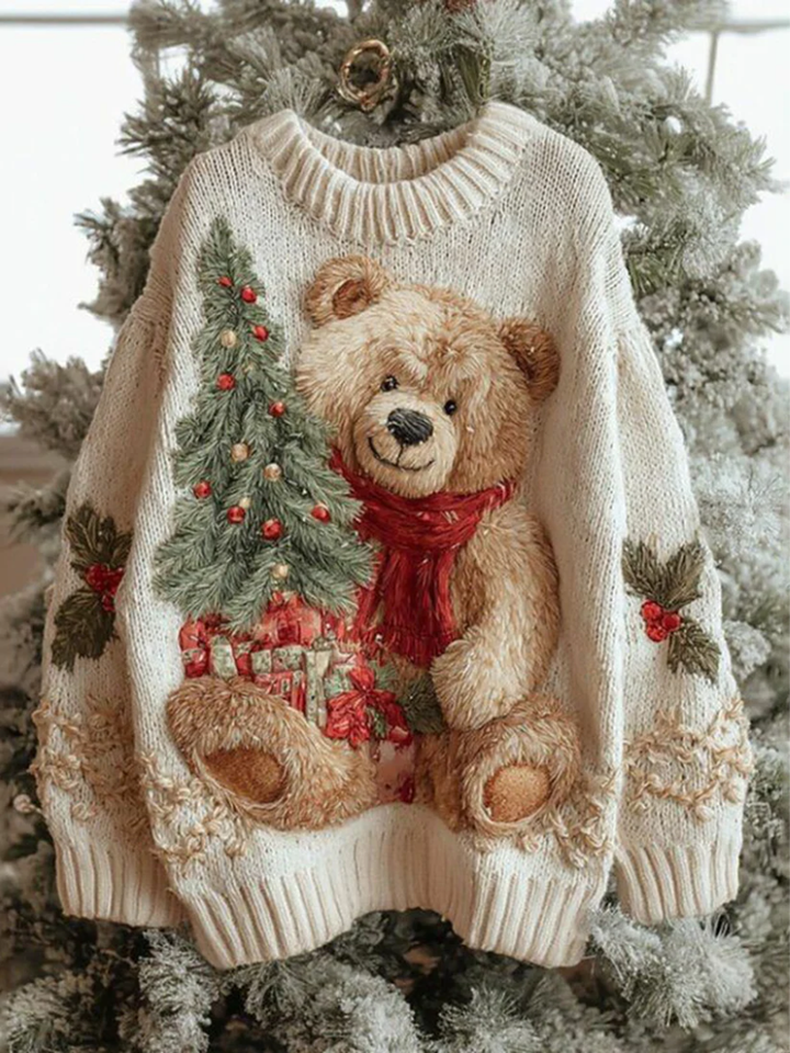Isolde | Festive Winter Knit Sweater