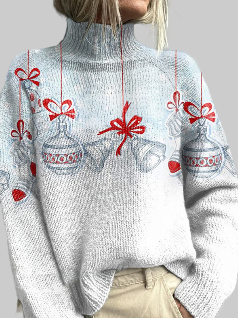 Elodie | Elegant Festive Turtleneck Sweater