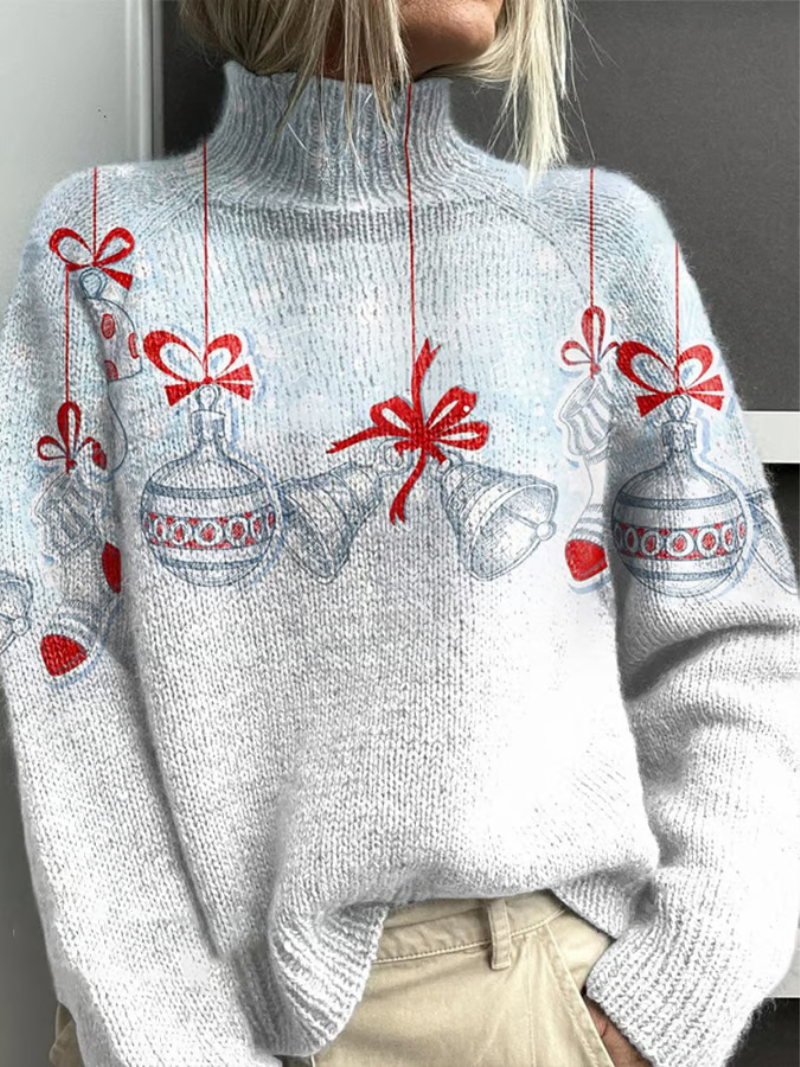 Elodie | Elegant Festive Turtleneck Sweater