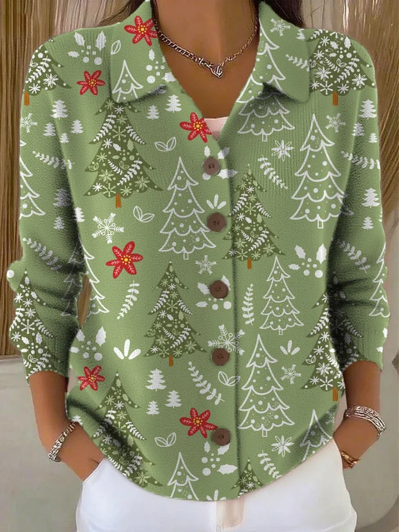 Clara | Festive Soft Knit Blouse