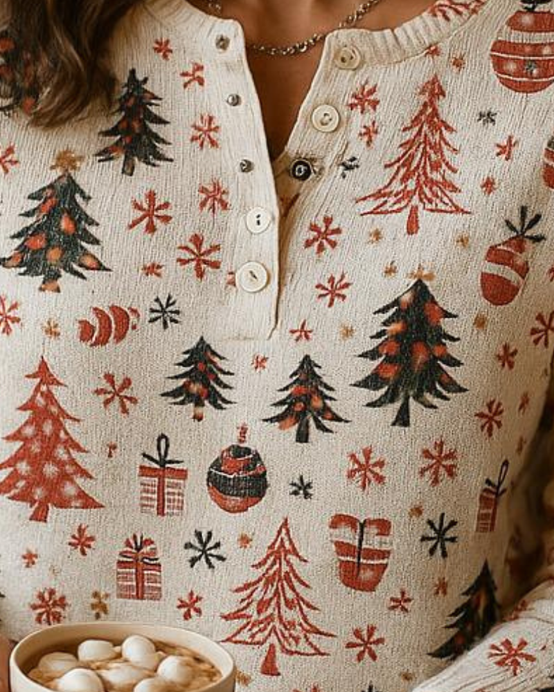 Natalie | Knit Holiday Sweater
