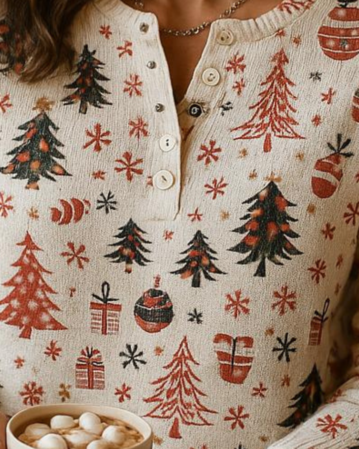 Natalie | Knit Holiday Sweater