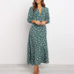 Lilou | Boho-chique jurk met bloemenprint en vloeiende lijn