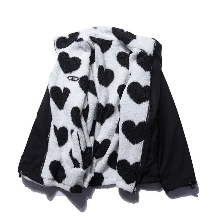Sophie | Reversible Heart Jacket
