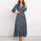 Lilou | Boho-chique jurk met bloemenprint en vloeiende lijn