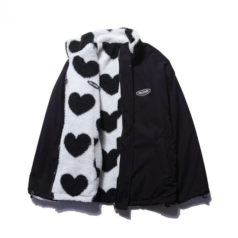 Sophie | Reversible Heart Jacket