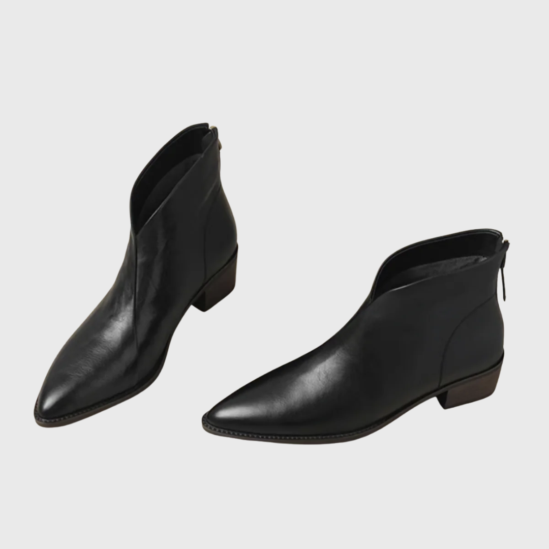 Celeste | Luxury Low Heel Ankle Boots