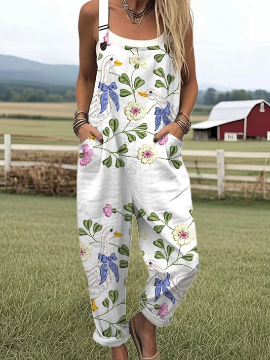 Amélina | Jumpsuit met vintage bloemenprint