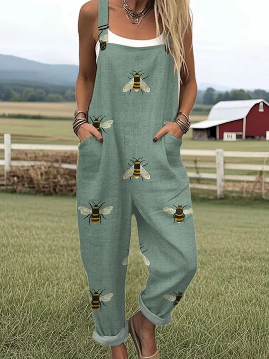 Ariane | Jumpsuit met frisse bloemenprint en losse snit