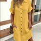 Bernadette | Casual polojurk met knoopsluiting en zakken