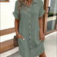 Bernadette | Casual polojurk met knoopsluiting en zakken