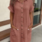 Bernadette | Casual polojurk met knoopsluiting en zakken