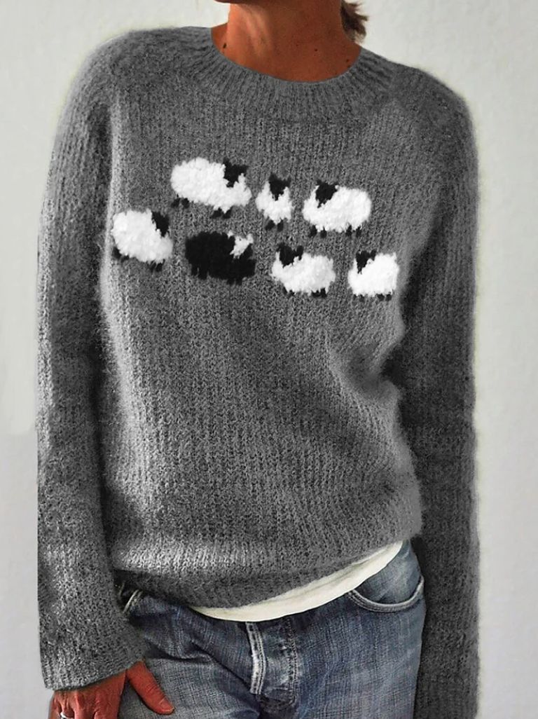 Isla | Green Printed Sweater
