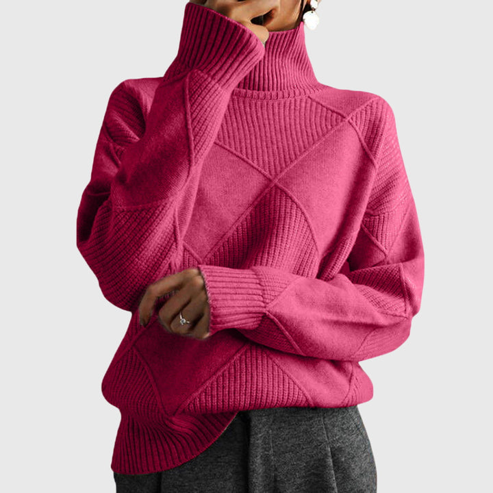 Marina | Geometric Knit Sweater