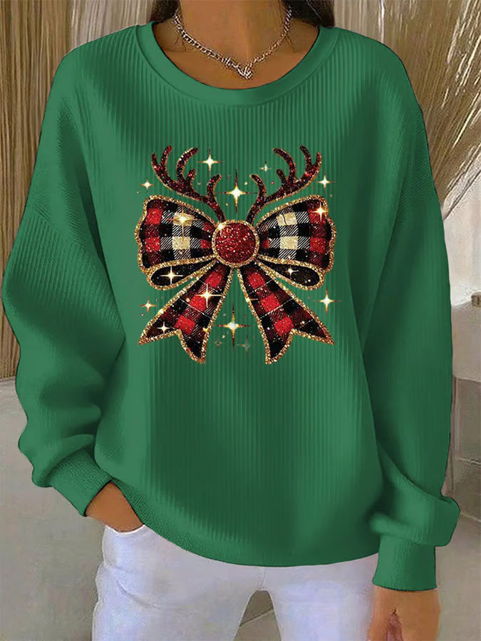 Juliette | Festive Bow Detail Sweater