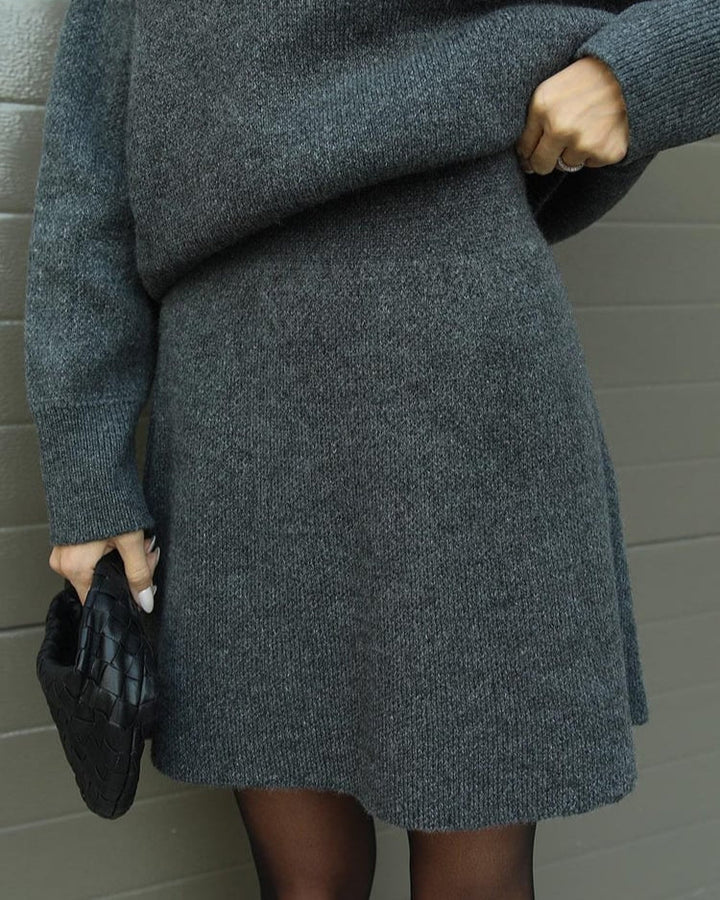 Elise | Knit Sweater & Skirt Set