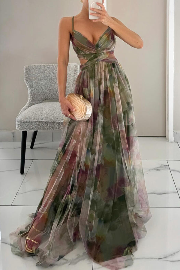 Annebel – Maxi Jurk met Bloemenprint
