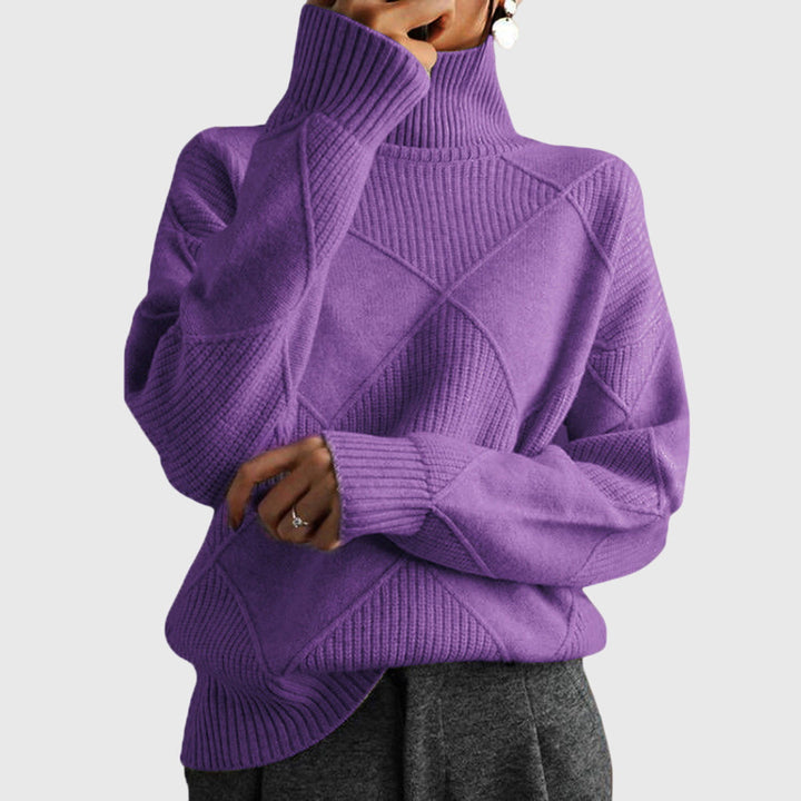 Marina | Geometric Knit Sweater