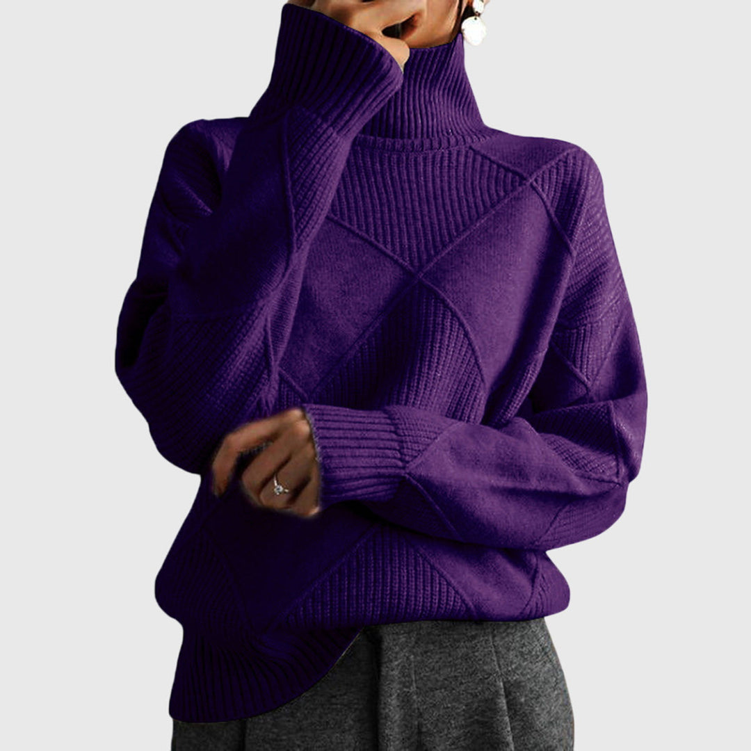 Marina | Geometric Knit Sweater