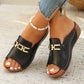 Romy – Goudschakel Instapsandalen voor Dames