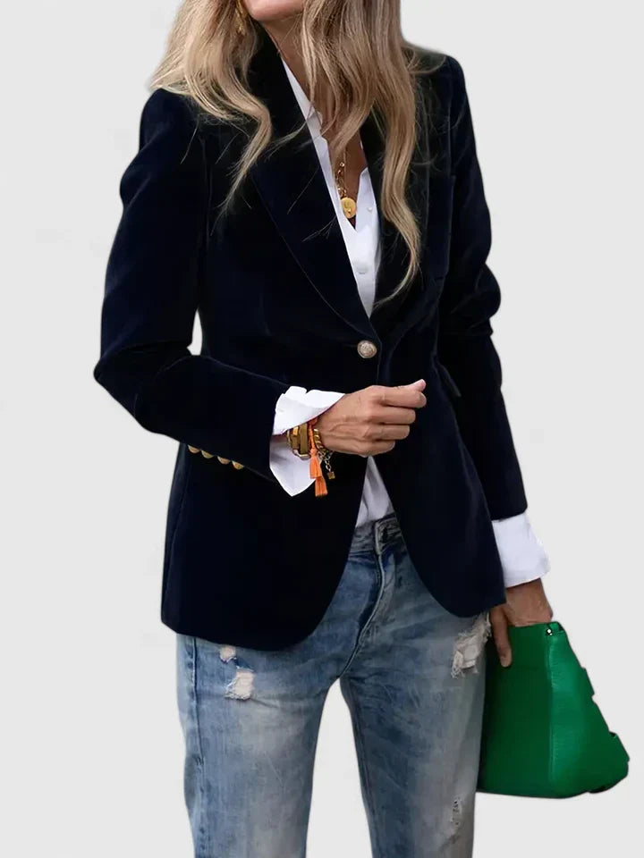 Margaret | Elegant Blazer with Luxurious Knit
