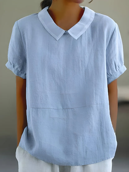 Camille™ | Blouse fluide à col chic