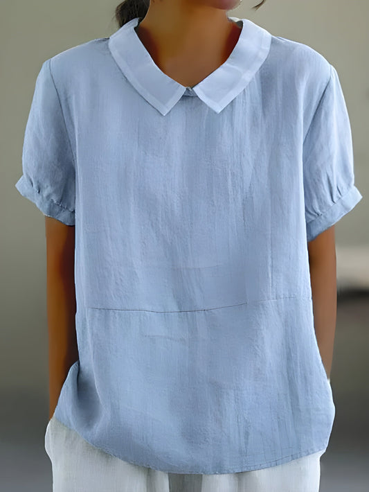 Camille™ | Blouse fluide à col chic