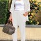 Conjunto Casual em Linho e Algodão Blusa + Calça + Brinde [Último Dia]