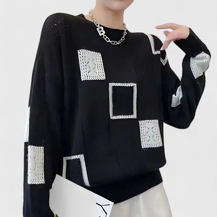 Liana | Openwork Knit Sweater