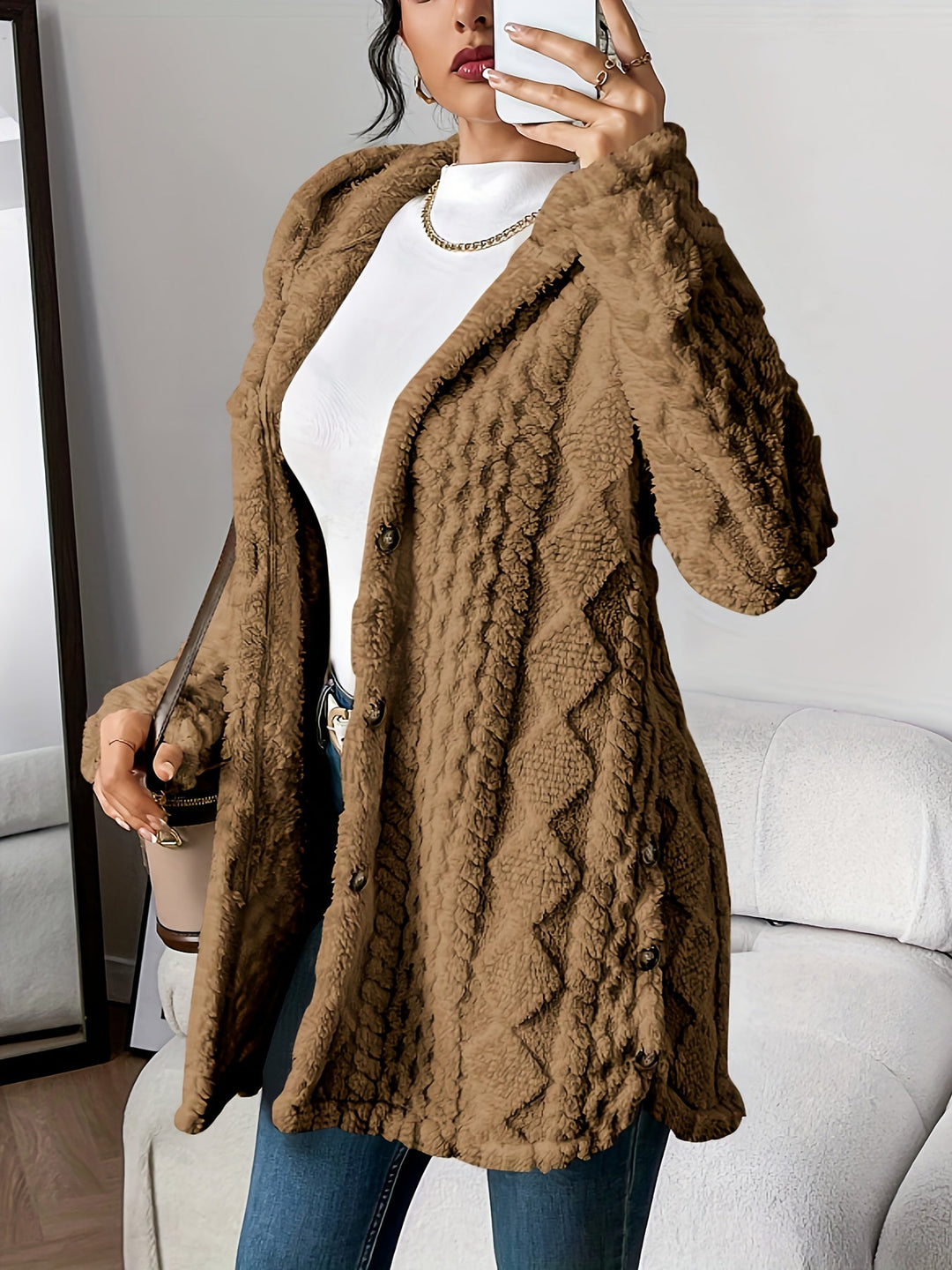 Marina | Hooded Knit Cardigan