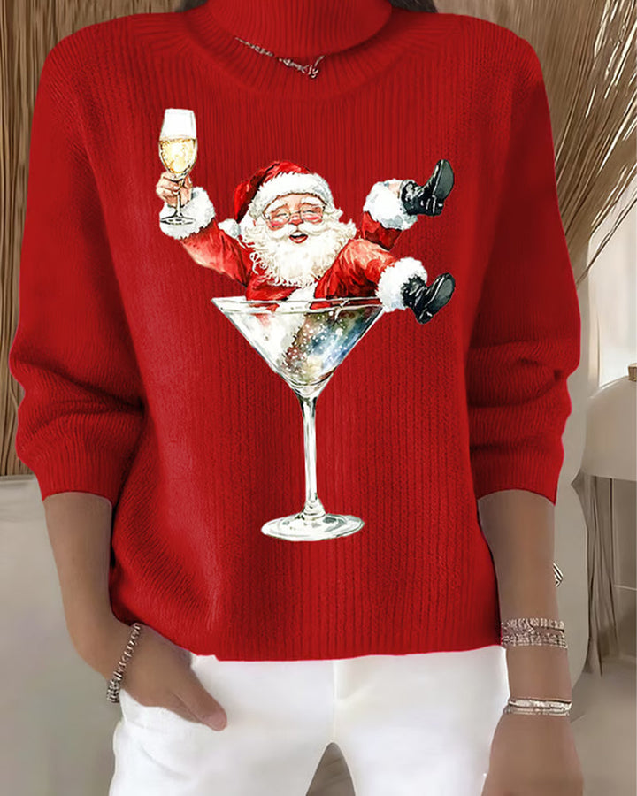 Nora | Festive Turtleneck Slim Jumper
