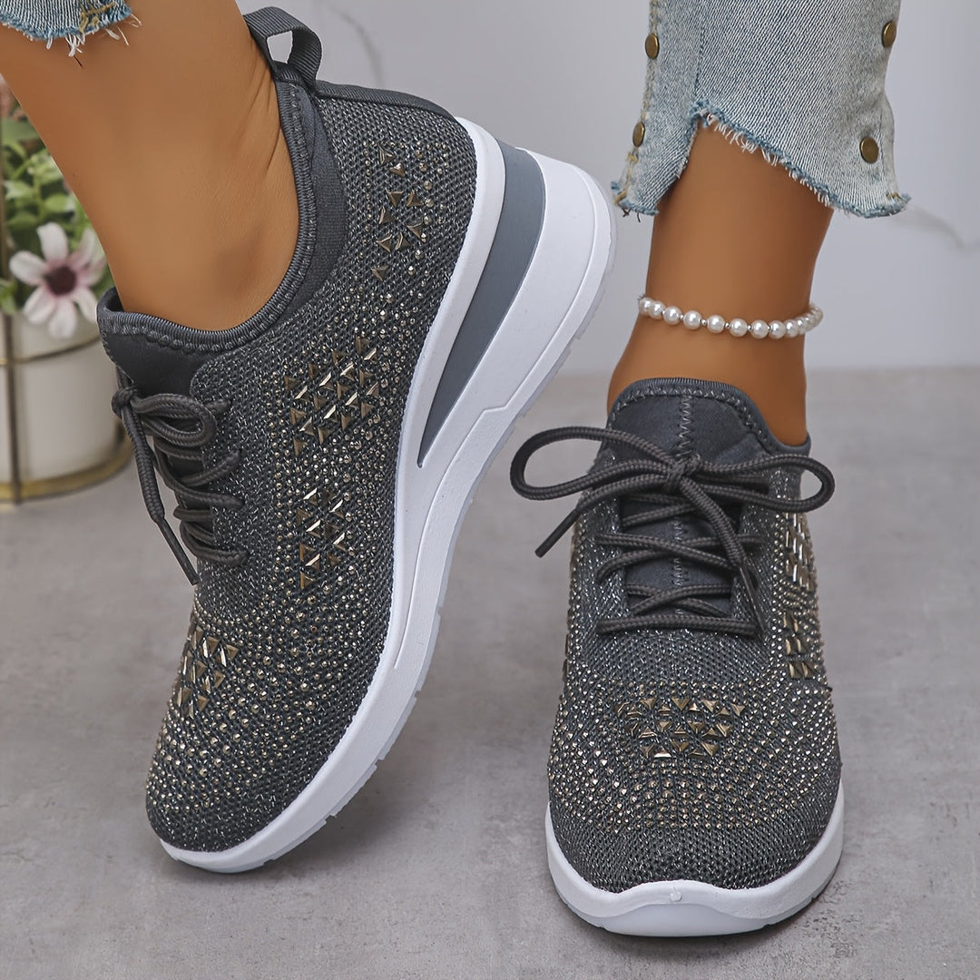 Lianne | Wedge Sneakers with Sparkle