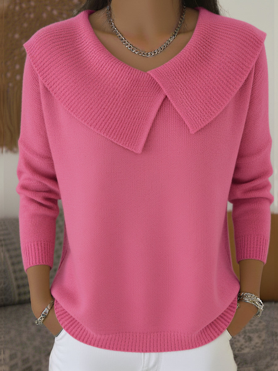 Elise | Soft Collar Winter Knit