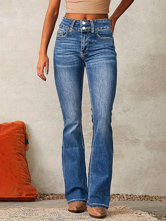 Aya™ | Hochtaillierte Flared-Jeans