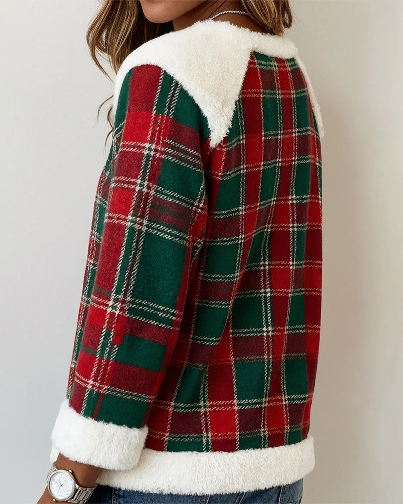 Wander | Cozy Patchwork Sweatshirt