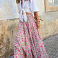 Bloemenprint Maxi Rok