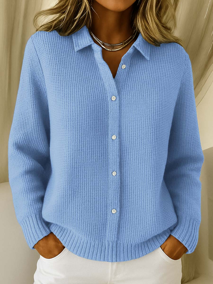 Lucy | Classic Knit Button Cardigan