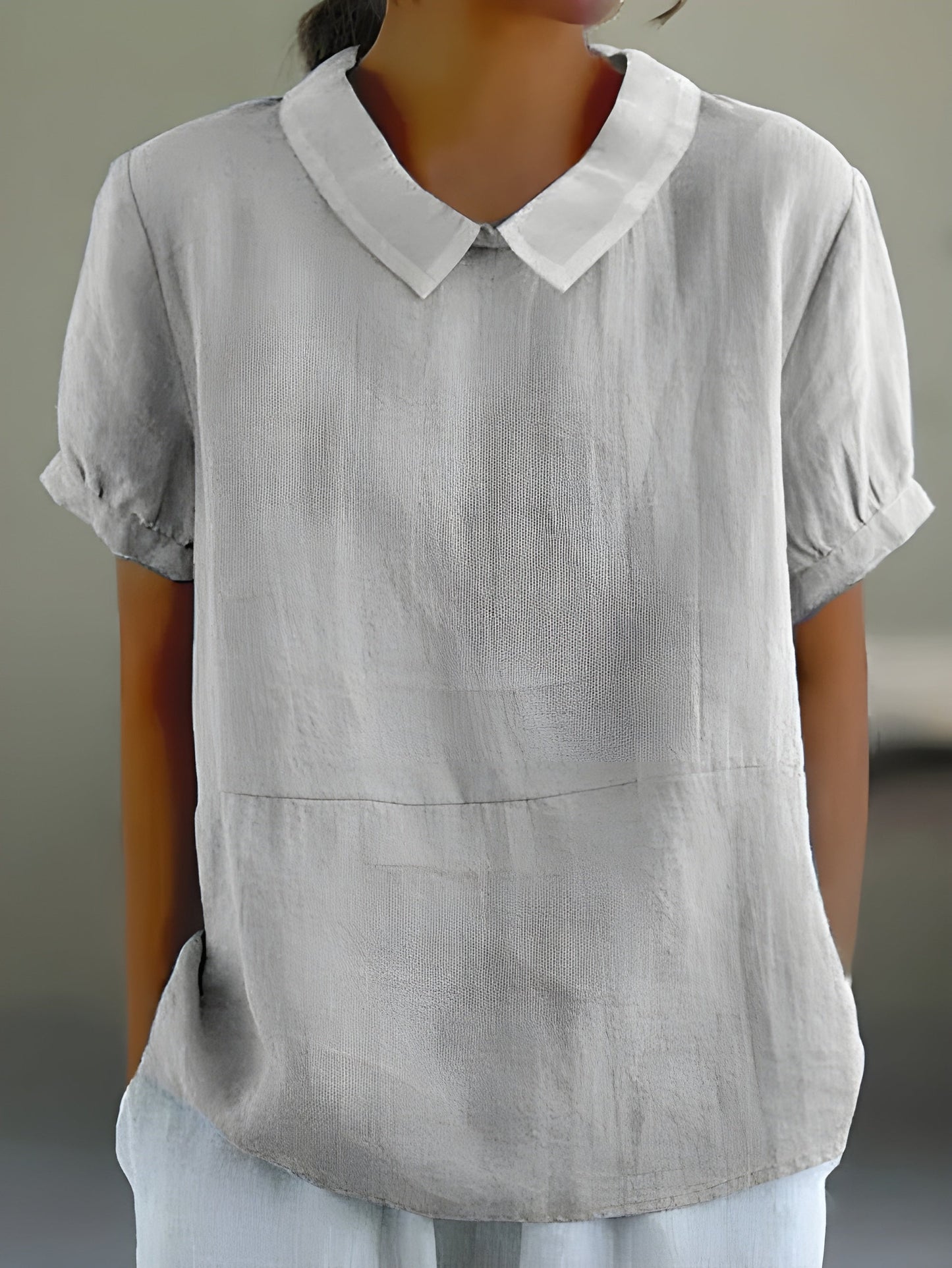 Camille™ | Blouse fluide à col chic
