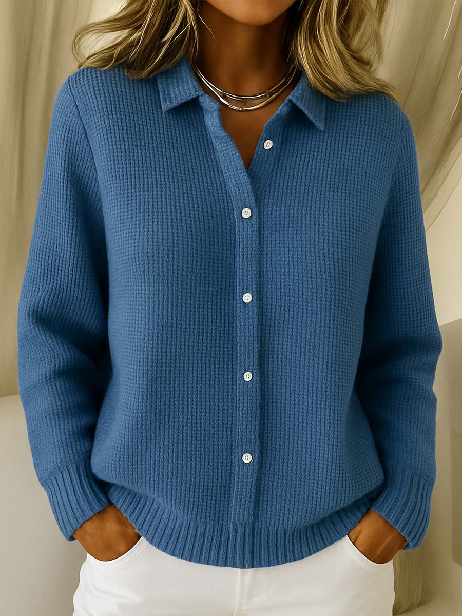 Lucy | Classic Knit Button Cardigan