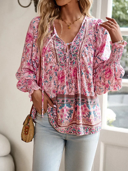 Selly - Top met Bloemenprint