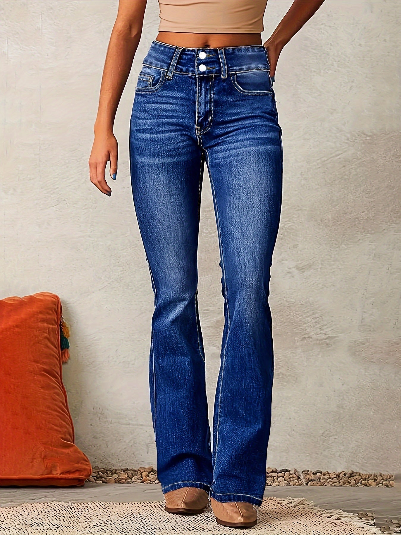 Aya™ | Hochtaillierte Flared-Jeans